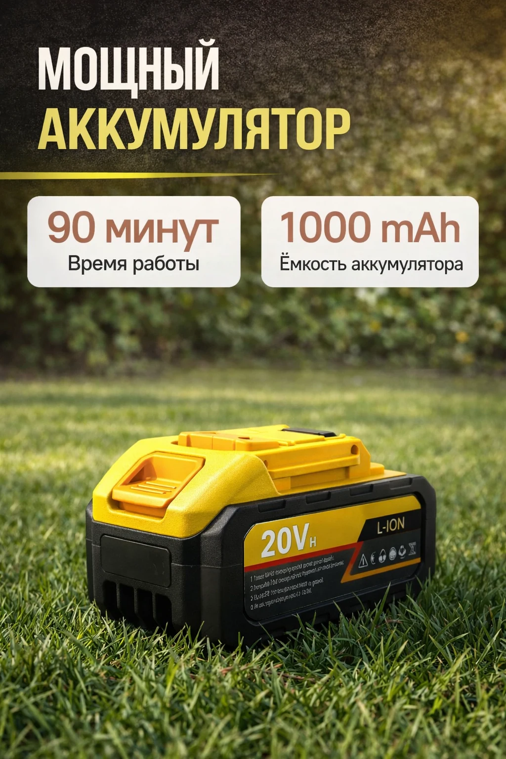 Аккумуляторный триммер